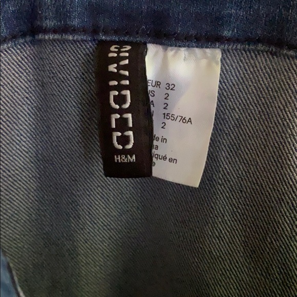 Divided by H&M stretch denim button up mini dress - Picture 5 of 9